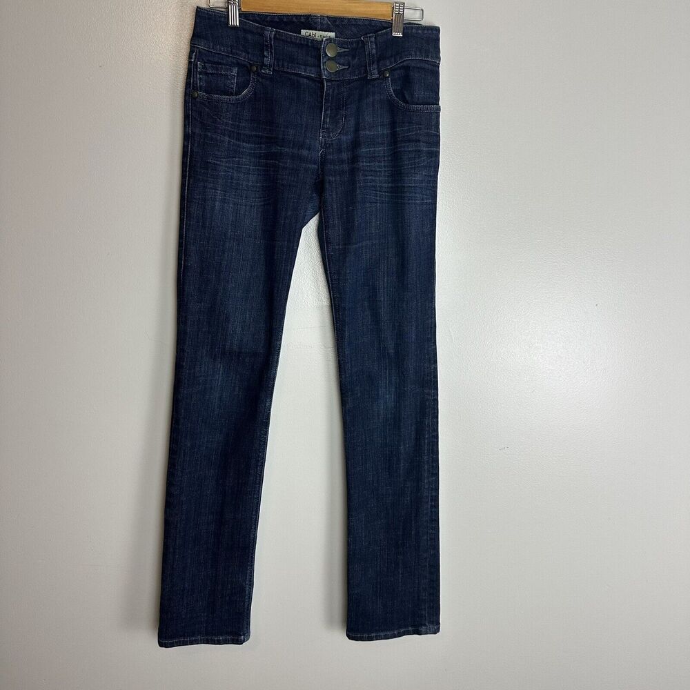 Cabi Straight Jeans Womens Size 4 Dark Wash Med Rise